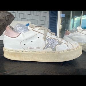 Golden Goose hi star sneakers. Original price $550